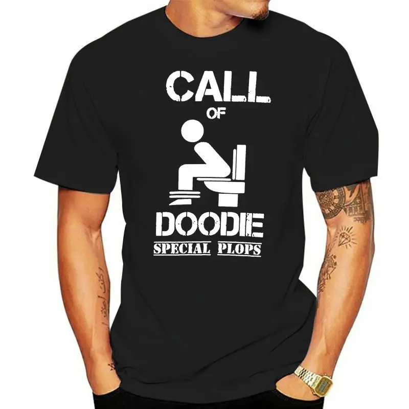 Call of Doodie Special Plops Graphic T-Shirt Adult T-Shirt S-3Xl Printed T Shirt Pure Cotton Men Top Tee 2023 Newest Fashion