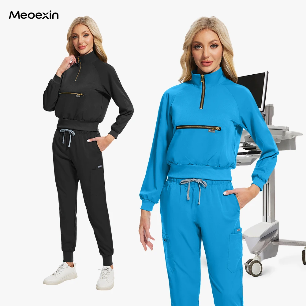 

Wholesale Hospital Scrubs Pet Grooming Institutions Healthcare Nurse Uniform Breathable High Quality Nursing Scrub Women Uniform