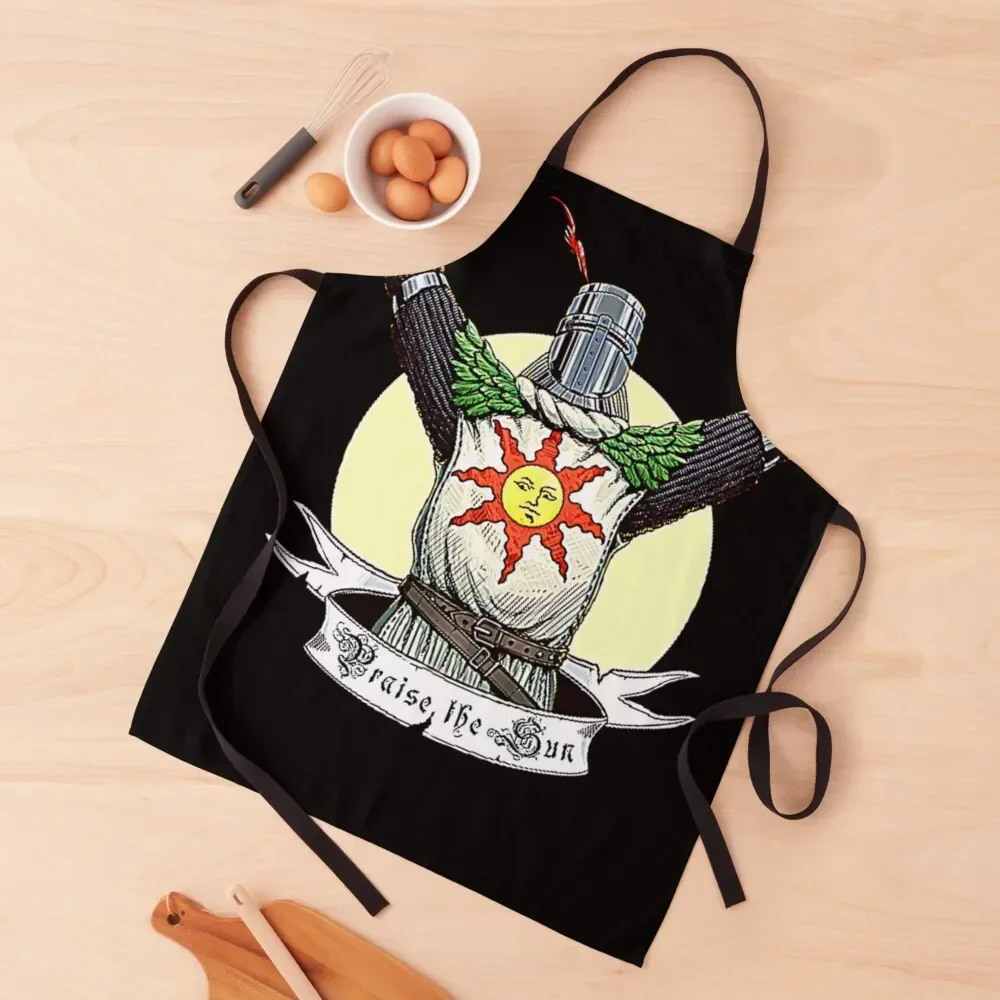 

Praise the Sun! Apron For Woman Kitchen Man barber uniform Manicurists Apron