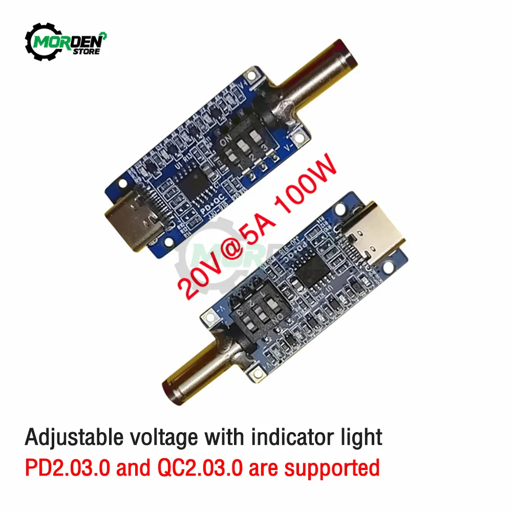 QC/PD 2.0 3.0 PD3.1 5V/12V/20V/28V type-c telefon komórkowy szybka ładowarka wabik tablica wyzwalacza Adapter Step Down Buck moduł Boost