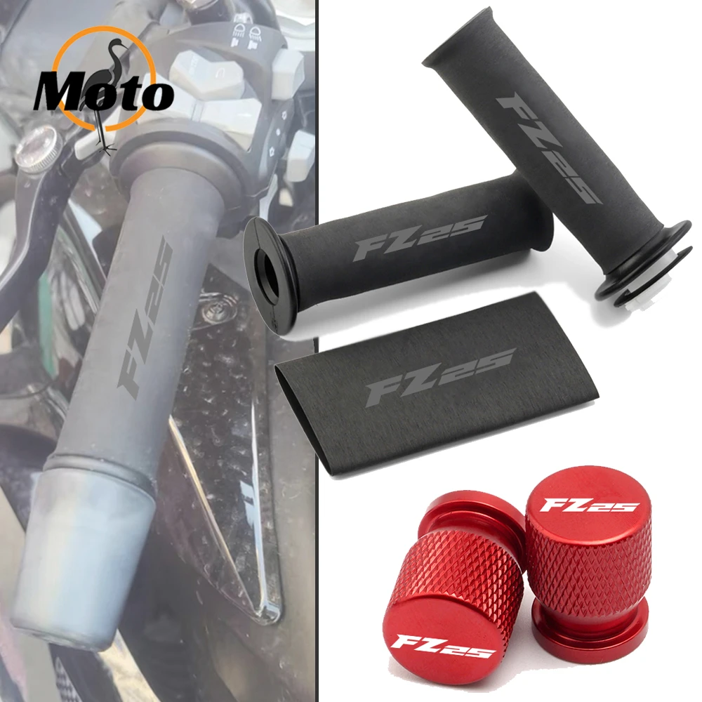 

FZ25 High quality Motorcycle Heat Grip Cover Non-slip Rubber Valve Stem Caps Key chain For YAMAHA FZ 25 FZ-25 FZ25 2017-2024