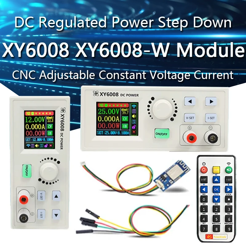 XY6008 XY6008-W DC Regulated Power Supply Step Down Module CNC Adjustable DC Stabilized Power Constant Voltage Constant Current