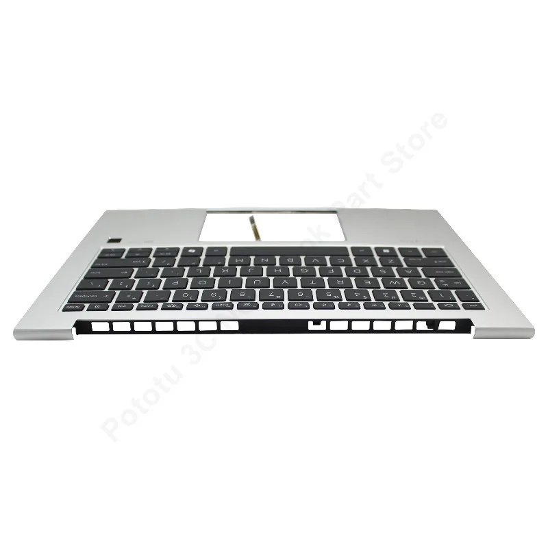

Original New For Elitebook 840 845 G11 Laptop Palmrest Upper Cover Top Case US Backlight keyboard Silver N95848-001