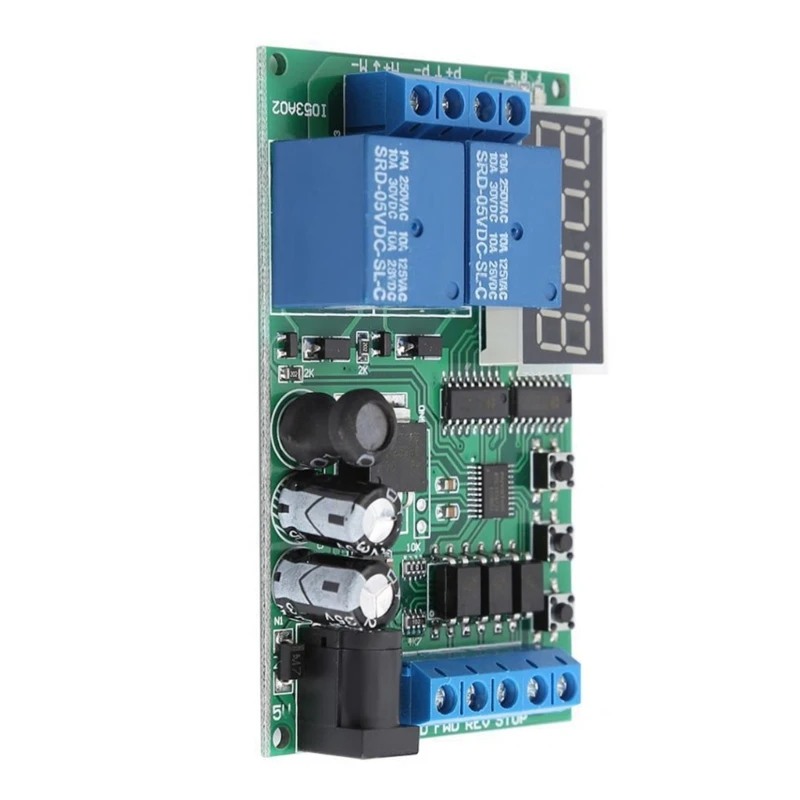 5-24V Multifunctional Motor Forward And Reverse Controller Motor Stop Controller Delays Limit Driver Board