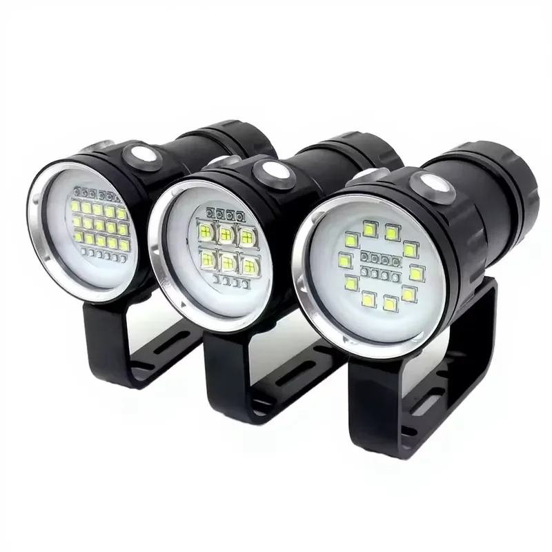 Professional Photography Fill Light High-Power Rechargeable USB LED Aluminum Alloy IP68 Waterproof 1000+ Lumen Camping