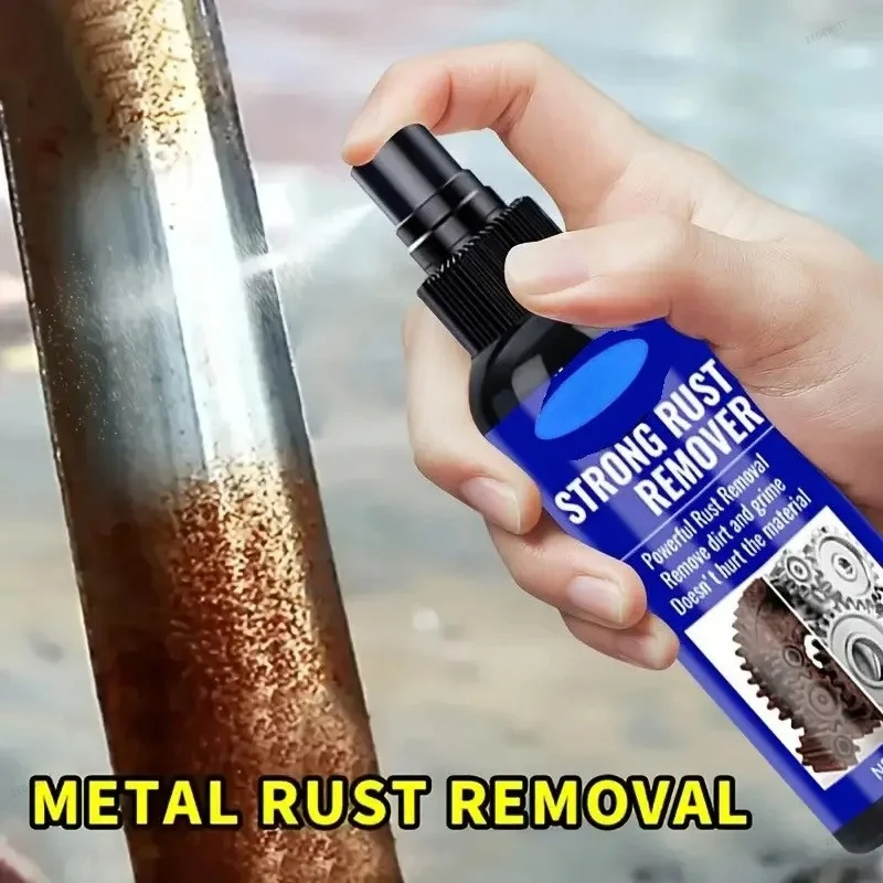 Car Wheel Hub Rust Removal Spray Auto Exhaust Pipe Cleaner Metal Iron Powder Stain Remover Derusting Maintenance Solution