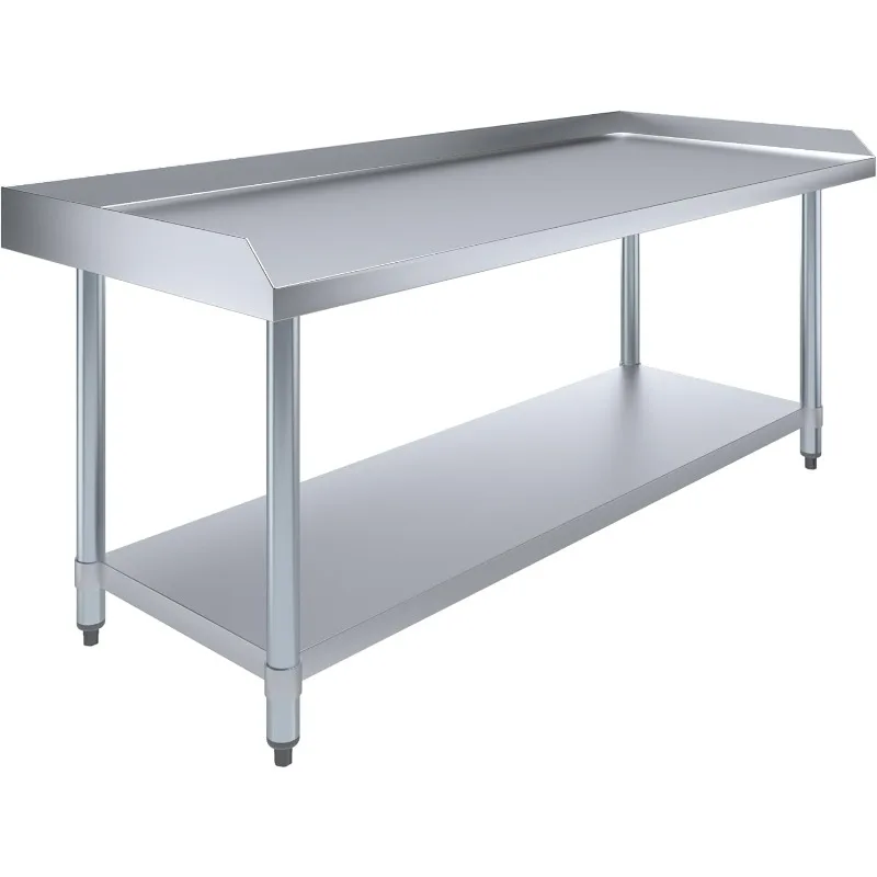 Stainless Steel Equipment Stand - Heavy Duty, Commercial Grade, with Undershelf, NSF Certified (24