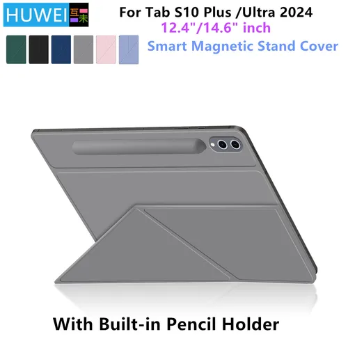 Imagen 1 del producto Funda magnética para Samsung Galaxy Tab S10 Ultra 14,6 SM-X920 X926B Tab S10 FE Plus 13,1 ""S10 + 12,4"" X820 Tablet cubierta de libro inteligente