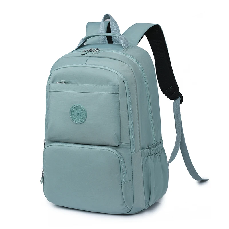 Women Extra-large Backpack School Nylon Travel Rucksack Flower Printing Bag Female Sport 16 inch laptop bag for Weekender