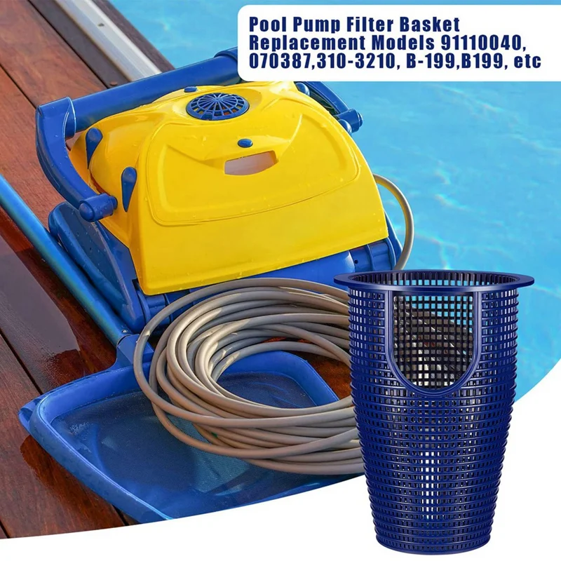 2 Pcs Heavy Duty Filter Basket Pool Skimmer Basket Pool Pump Filter Plastic For 070387,91110040,310-3210