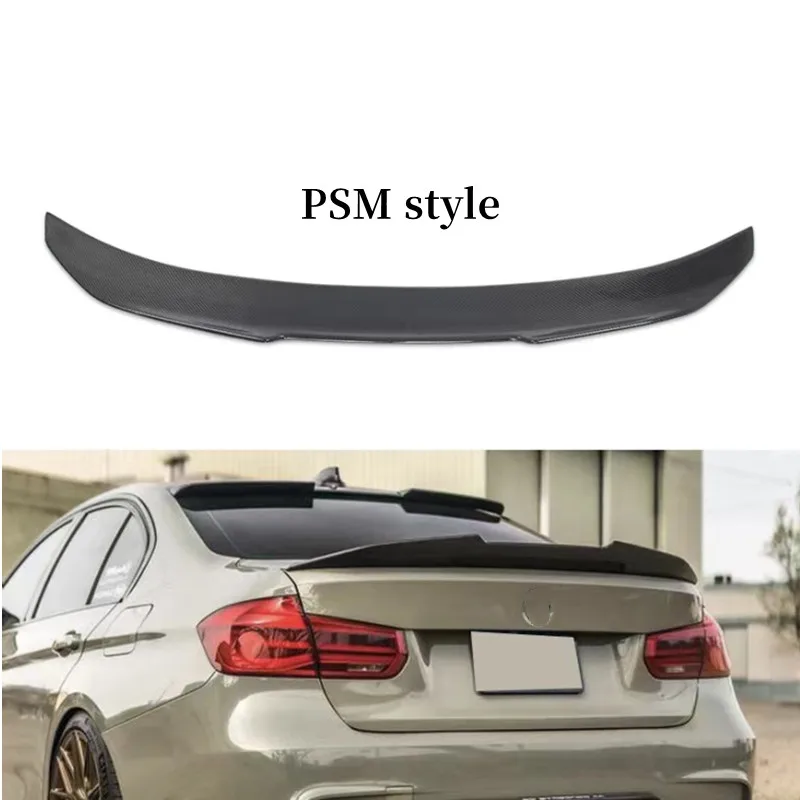 For BMW 3 Series F30 F31 F35 320i 325i 330i 2012-2019 M3 M4 MP PSM Style Rear Trunk Lid Spoiler Wing Car Tuning Accessories Part