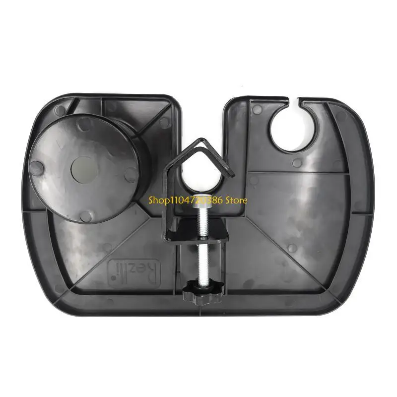 K0EA 30x20cm Sound Card Tray Live Broadcast Microphone Rack Stand with Cup Holder