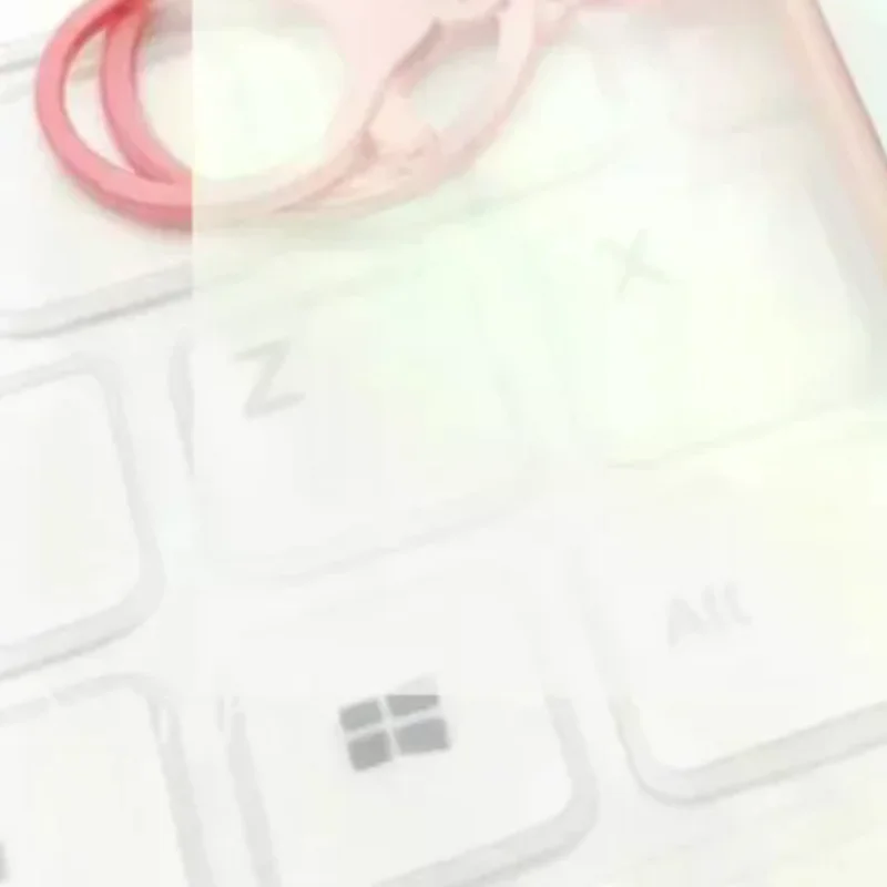 Keys Silent Keyboard Keychain Creative Cat Paw Button Keycap Stress Relief Toys Fidget Toys For Children Adults Gifts 9