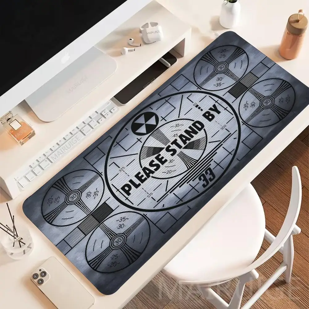 "Fallout: Live" "يرجى الانتظار" لوحة ماوس Nootbook Game Rug كبيرة للألعاب غير قابلة للانزلاق وسادات ممتدة للكمبيوتر المحمول والكمبيوتر اللوحي حصيرة صغيرة للعب #3