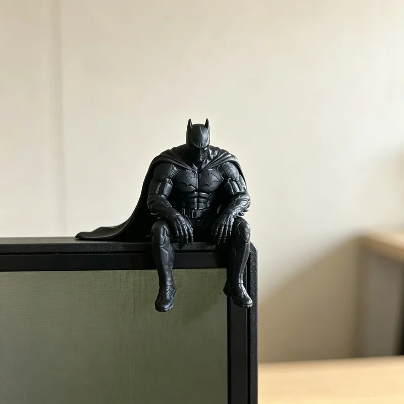 Spider-Man Venom Batman Sitzende Haltung Anime Figur Statue Sammlerstück Modell Spielzeug Auto Tischdekoration Sammlerstück Geschenk