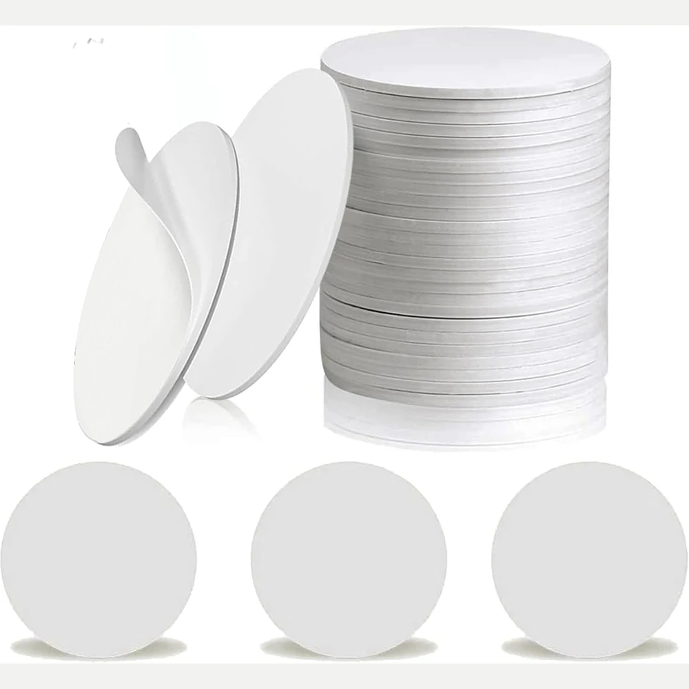 ملصقات NFC Tag NFC باللون الأبيض NTAG215 بطاقات NFC للعملات المعدنية المستديرة القابلة لإعادة الكتابة مع ظهر لاصق متوافق مع وظيفة Tagmo NFC