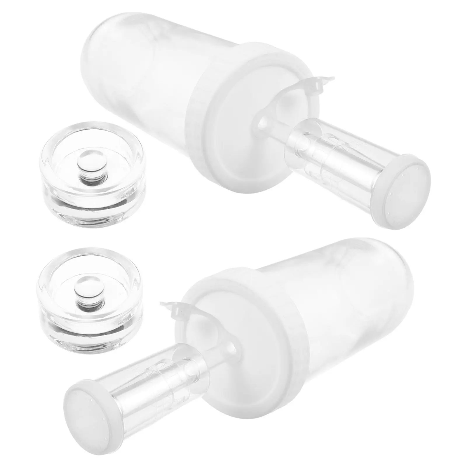 2Pcs Glass Fermentation Jar Airlock Wide Mouth Pickling Jar for Cucumbers Kimchi Sauerkraut Kitchen Clear Container