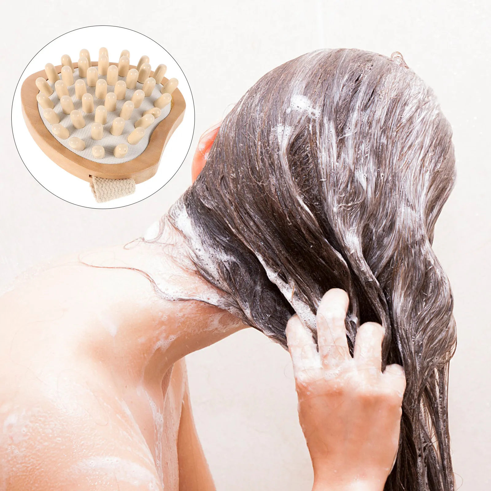 

Портативный деревянный массажер для шеи в форме сердца, эргономичный ручной инструмент для снятия мышечного напряжения и расслабляющего массажа