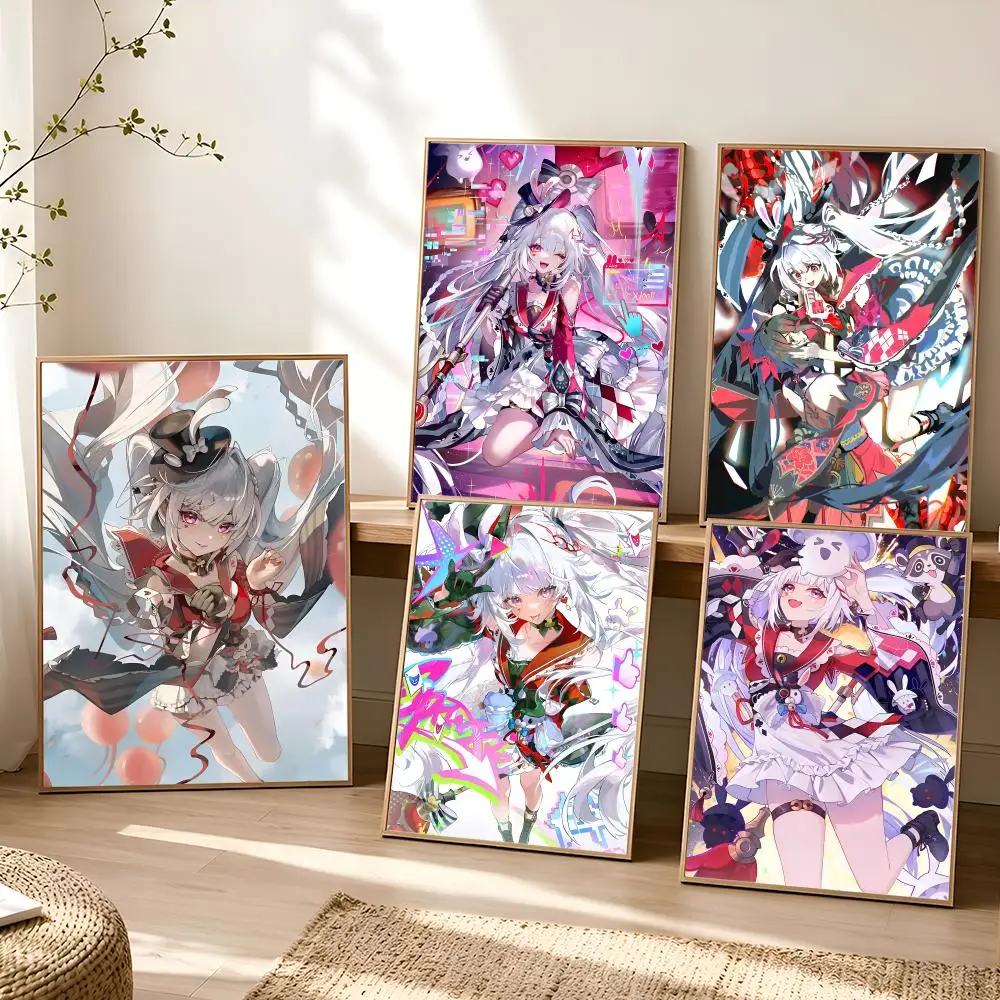 Sparxie Honkai Star Rail Poster Stickers Painting Self-Adhesive Mural HD Wall Decals for Bedroom Living Room Home Decor Gift