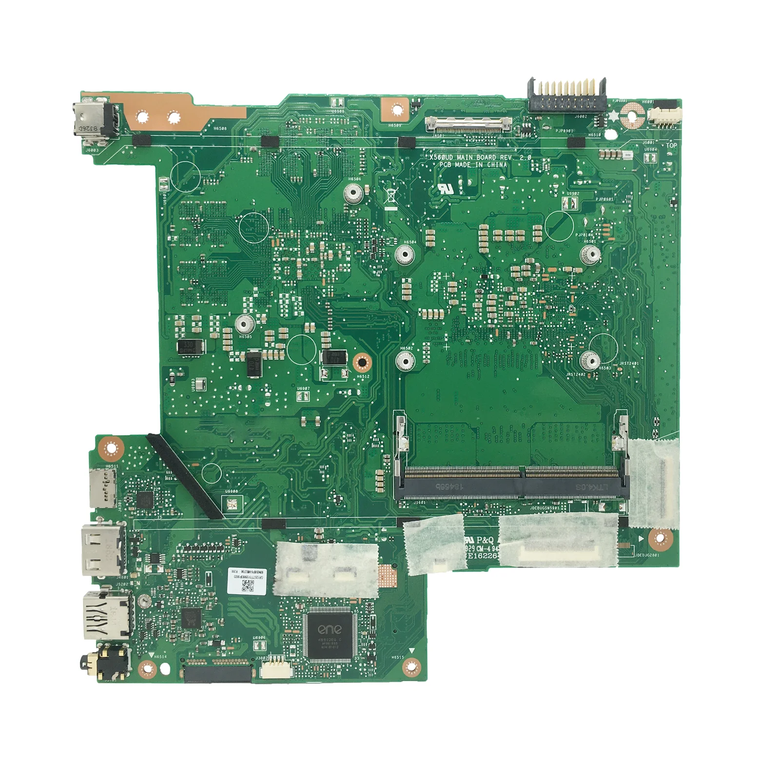 EllFU-Carte mère pour ordinateur portable, X560UD, X560U, F560UD, A560UD, K560UD, I3, I5, I7, 7e Isabel, GTX1050, V2G Notebook, Carte mère