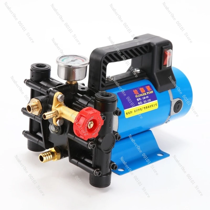 

Portable High-Pressure Plunger Pump 12V 24V 48V 60V 220V Electric Sprayer Dual-Cylinder Pump