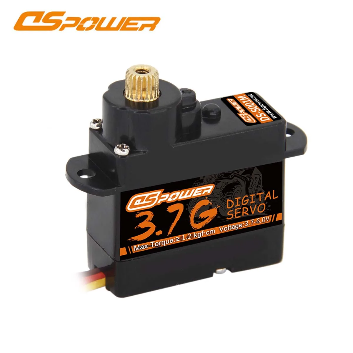 Dspower 3.7g digital metal/plástico engrenagem coreless motor servo 3.7 ~ 4.2v para rc carro caminhão barco helicóptero drone avião peças de brinquedo