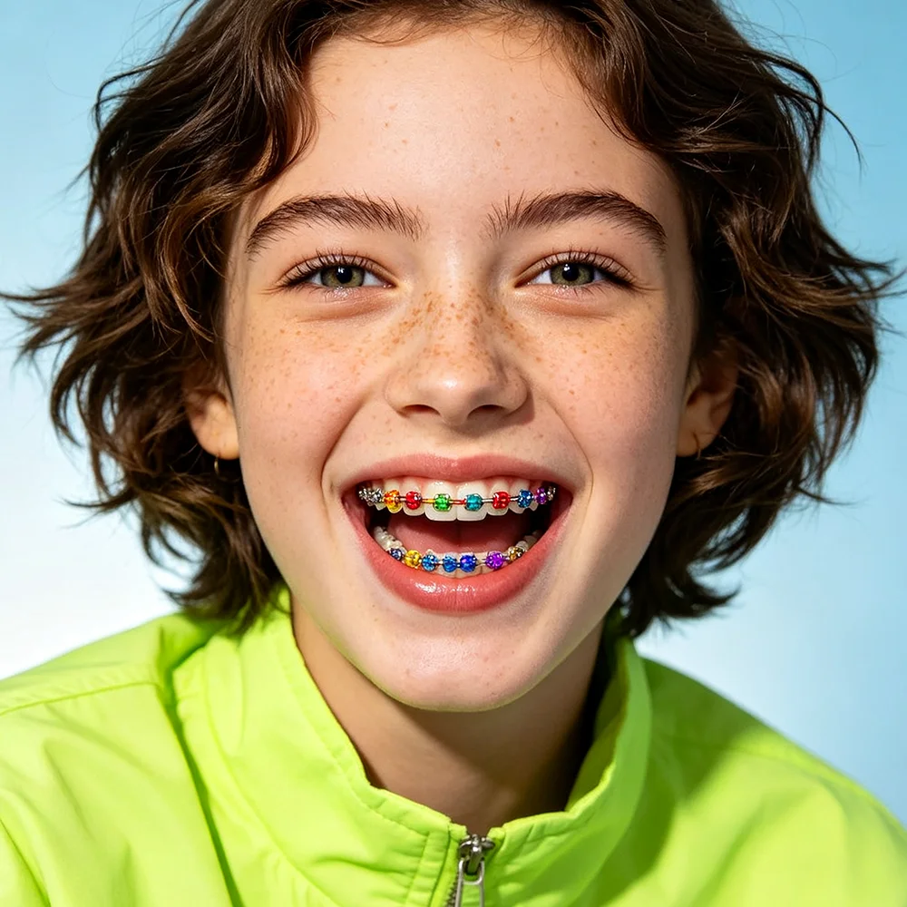 Mehrfarbige orthodontische elastische O-Ring-Gummibänder, mehrfarbige zahnärztliche Ligatur-Gummibänder, orthodontisches Ligaturring-Set - O-Ring-Zahnligaturringe für orthodontische Behandlung und Zahnspangen, 48 Farbe – Detail 7