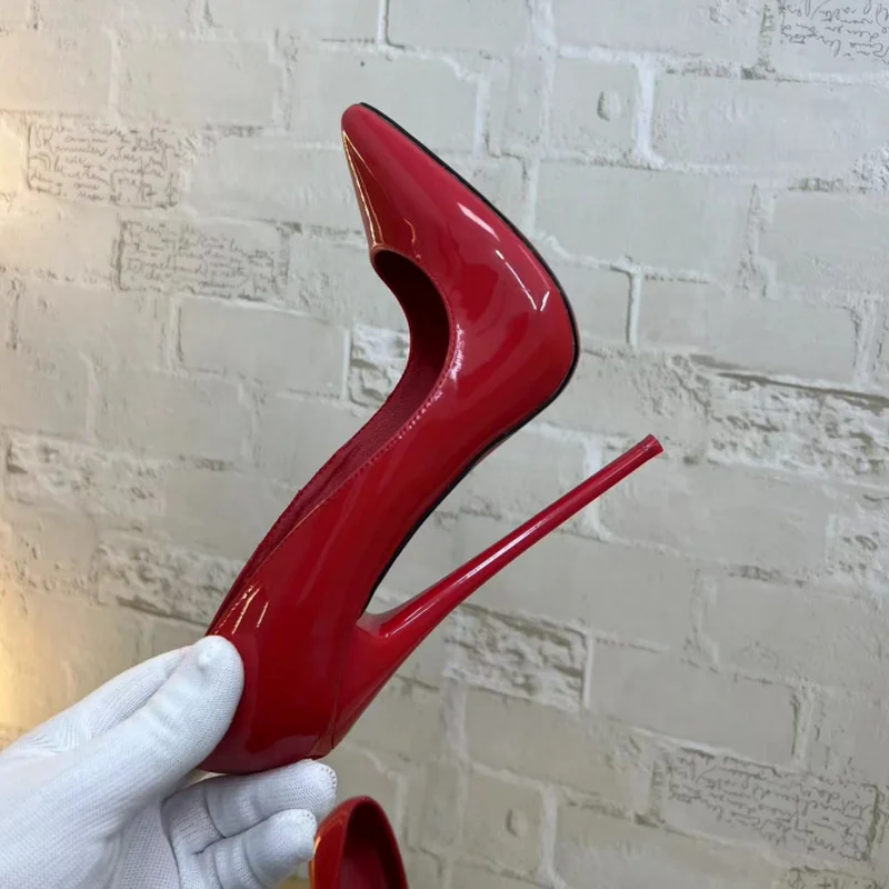 FHC 2024 New 16cm Extremely High Heels,Women Pumps,Spring Satage Show Dance Shoes,Shallow Out,Slip On,Red,White,Black,Dropship