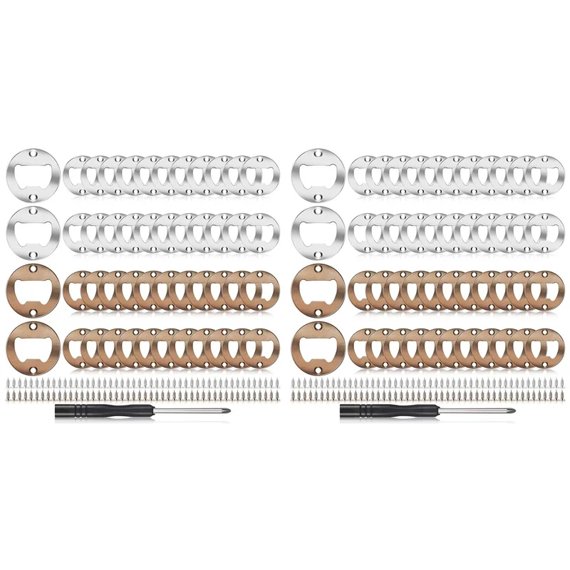 

ABRW-80Sets Наборы вставок для открывалки для пивных бутылок Круглый набор оборудования для открывания бутылок «сделай сам» с винтами Отвертка для открывания бутылок