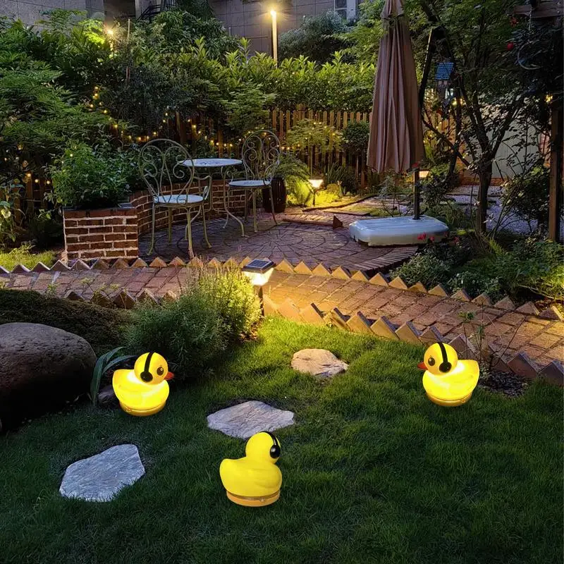 

Solar Lights Outdoor Garden Decorative Yard Lights Duck Shape Outdoor Decorative LED Lamp For Yard Pathway Backyard Decoration