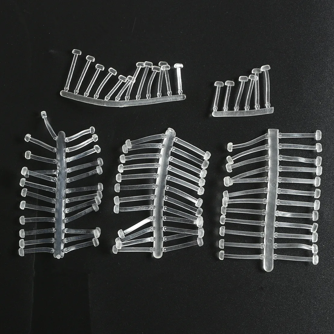 120Pcs/5Sheet Carp Fishing Hair Rig  Bait Stop Pop Up  Stoppers Clear Color Boilie Inserts  Tools