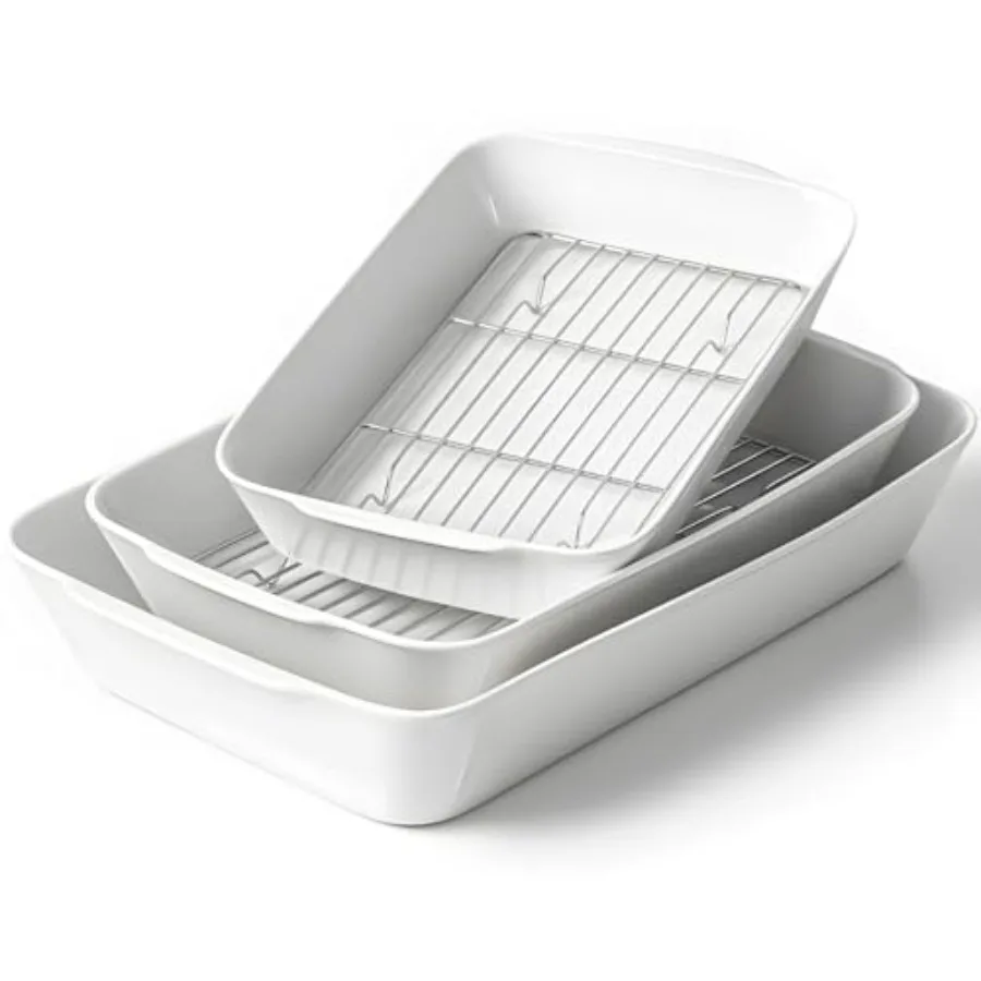 

Керральные диски для духовки Керамические г Диссы т из 3-х стеллажи для жарки Регулярная лазанья Пан с иль для г Подарочный ужин Микроволновая печь Ove