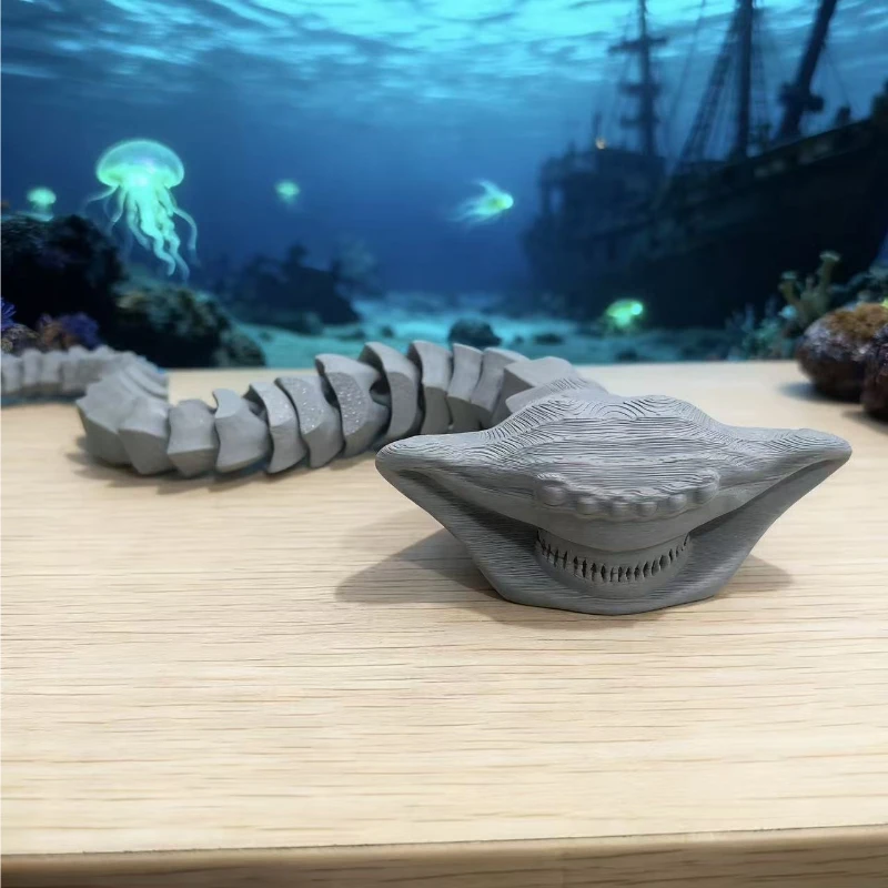 New In Stock 3D Printing Under Sea Eater Bloop Gran Maja Action Figure Model Toy Doll Kids Birthday Present Gift - Detail 1