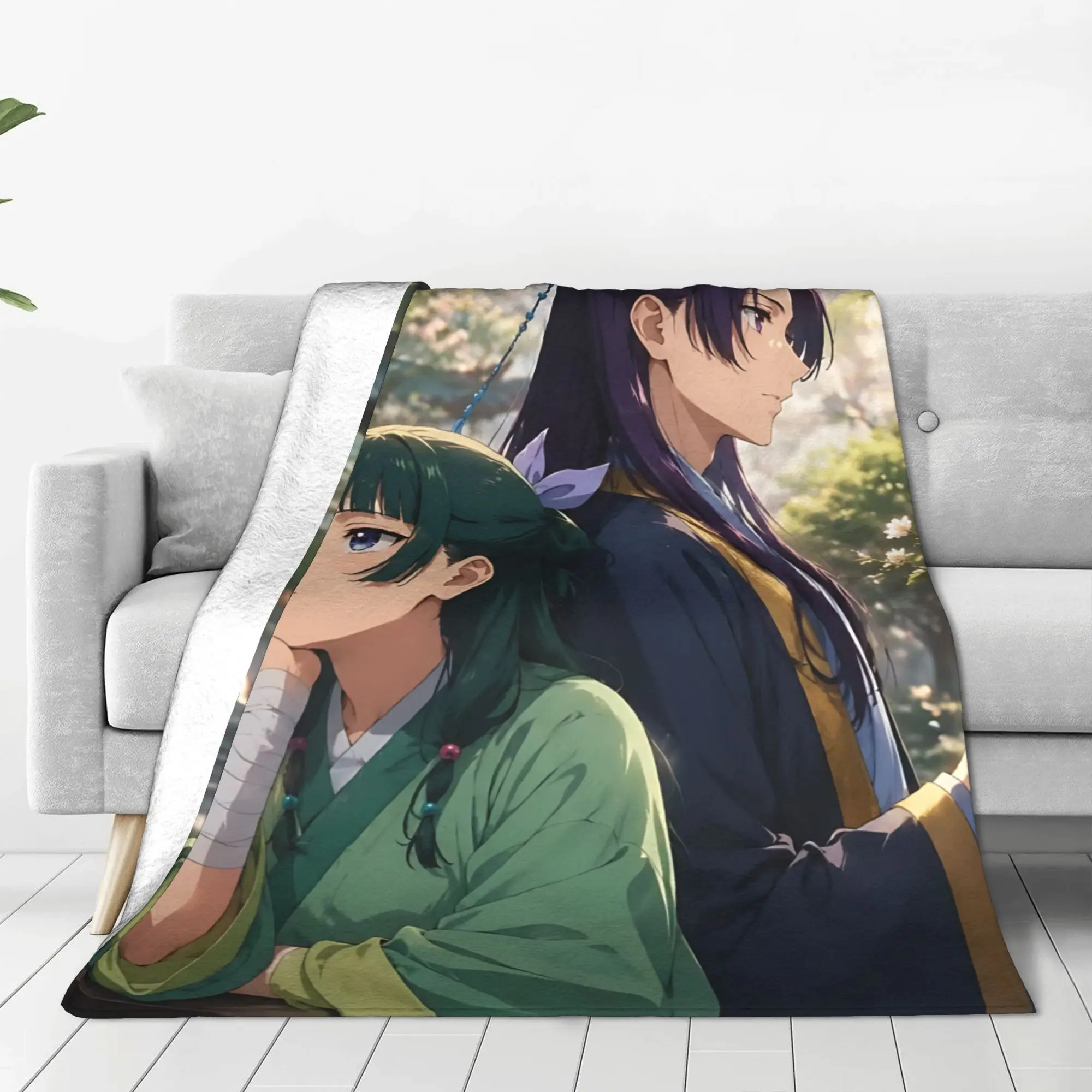 1PC The Apothecary MAOMAO  home room decorations Winter Blankets for Adults Bedding Home Interior Sofa Knee