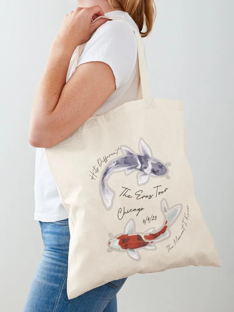 

Eras Chicago 3 Surprise Song Koi Fish Tote Bag ecological bags hand bag Candy bags Cloth bag
