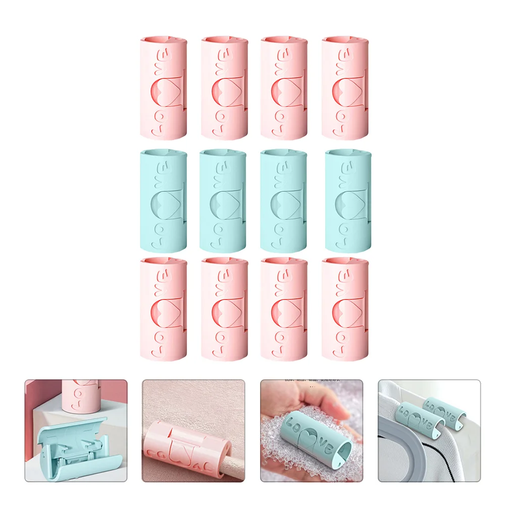 12pcs Bed Sheet Clamps Bed Sheet Fixing Clips for Home Hotel (Random Color)