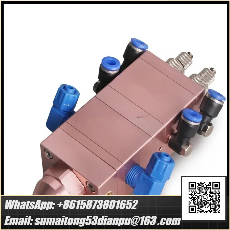 Factory direct two-component silicone valve double liquid dispensing valve double-action suction type increase flow ab valve