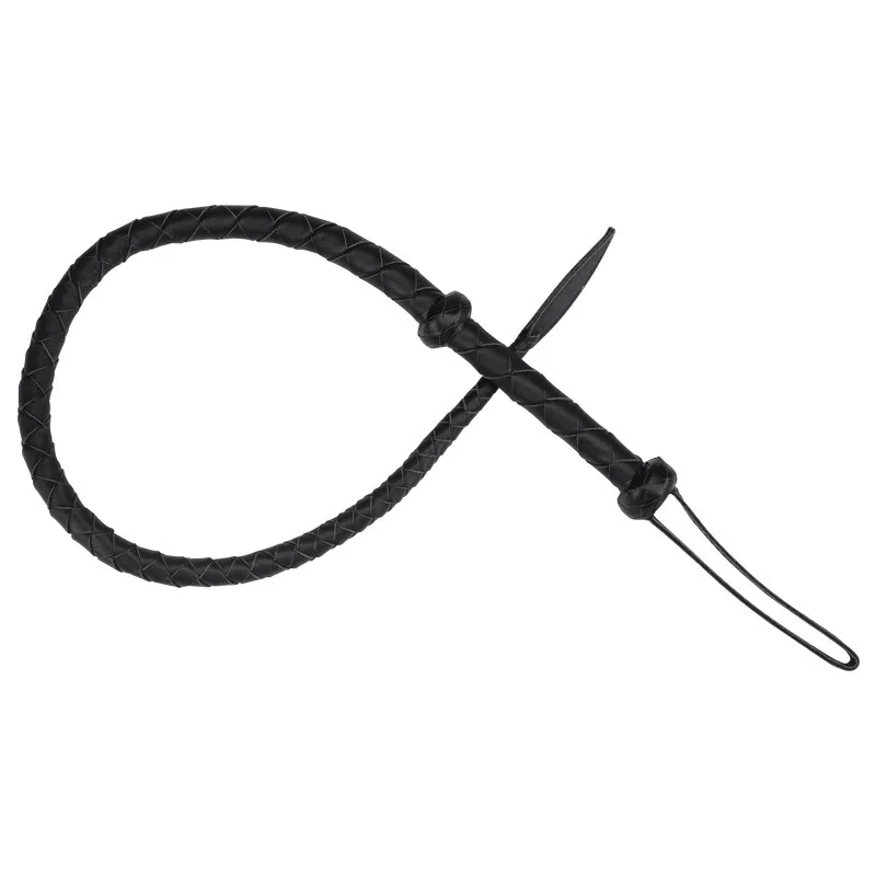 Nine-tailed Hand-woven Leather Whip Fun Loose Whip Punishment Whip Severe Whipping Training Slave Girl Tool