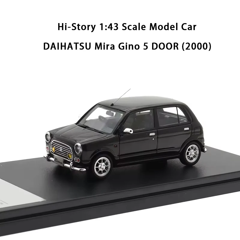 Hi-Story 1:43 Resin Model Car DAIHATSU Mira Gino 5 Door (2000) Exquisite Detailed Vehicle Model Collection Display Ornament Gift