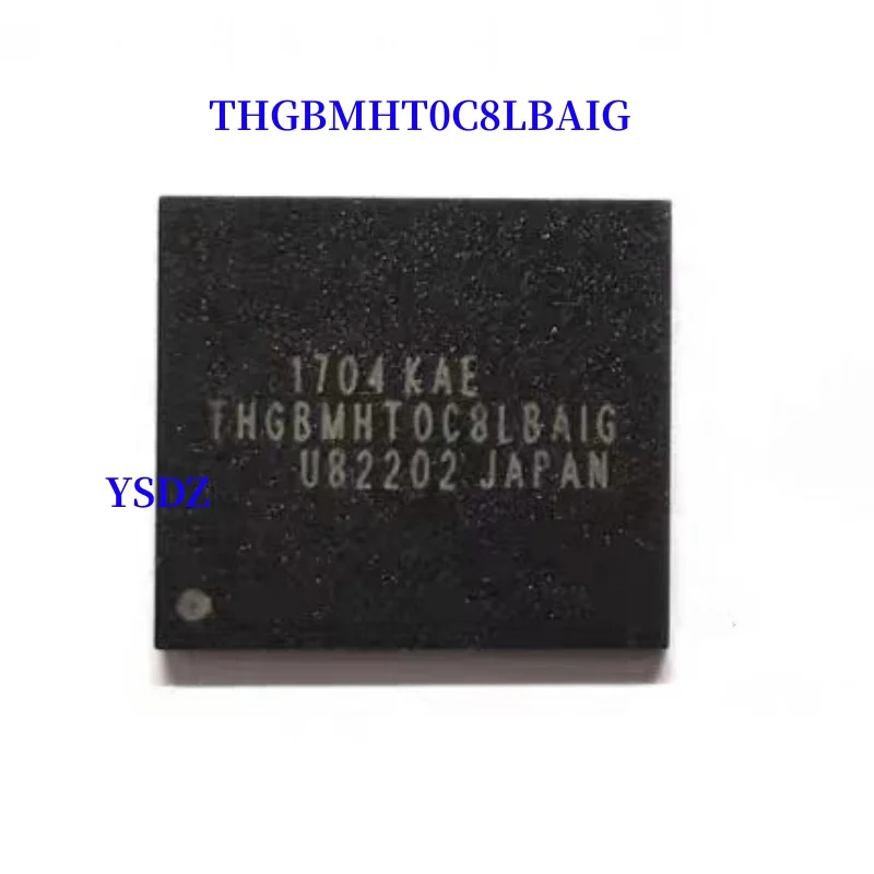 100% New Original THGBMHT0C8LBAIG 128G TFBGA153 EMMC5.1 THGBMHTOC8LBAIG