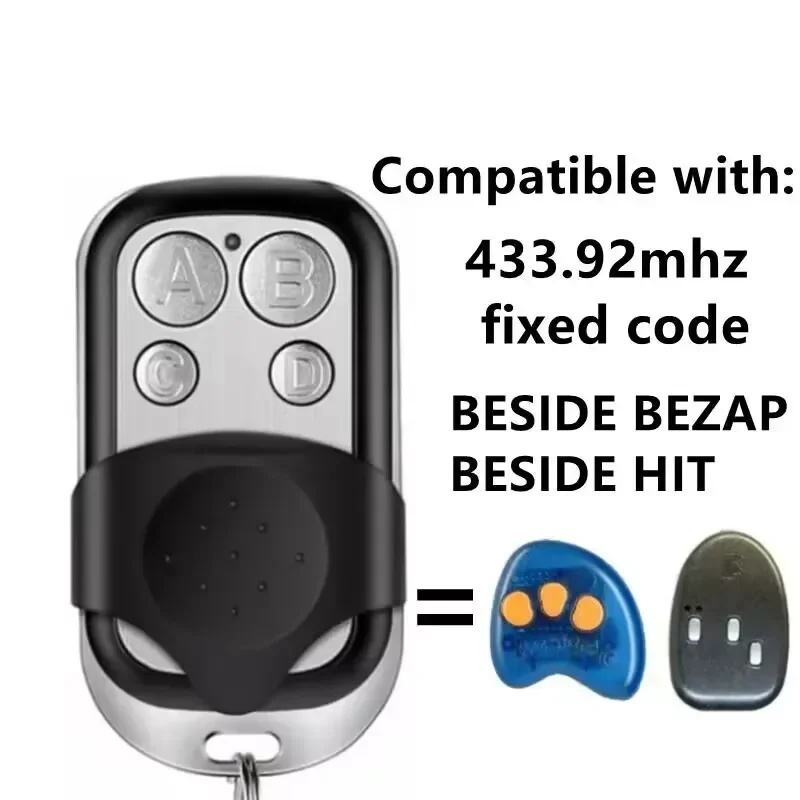 Garage Remote Control for BESIDE BEZAP HIT 433.92MHz