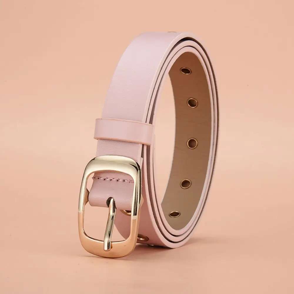 1pc Neue frauen Gürtel Mode Metall Öse Gürtel Kein Stanzen Hohl PU Leder Gürtel Gepaart mit Jeans Gürtel für Männer und Frauen – Detail 12