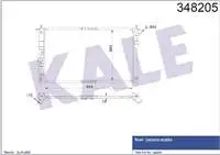 348205 engine radiator for DAEWOO NUBIRA manual manual