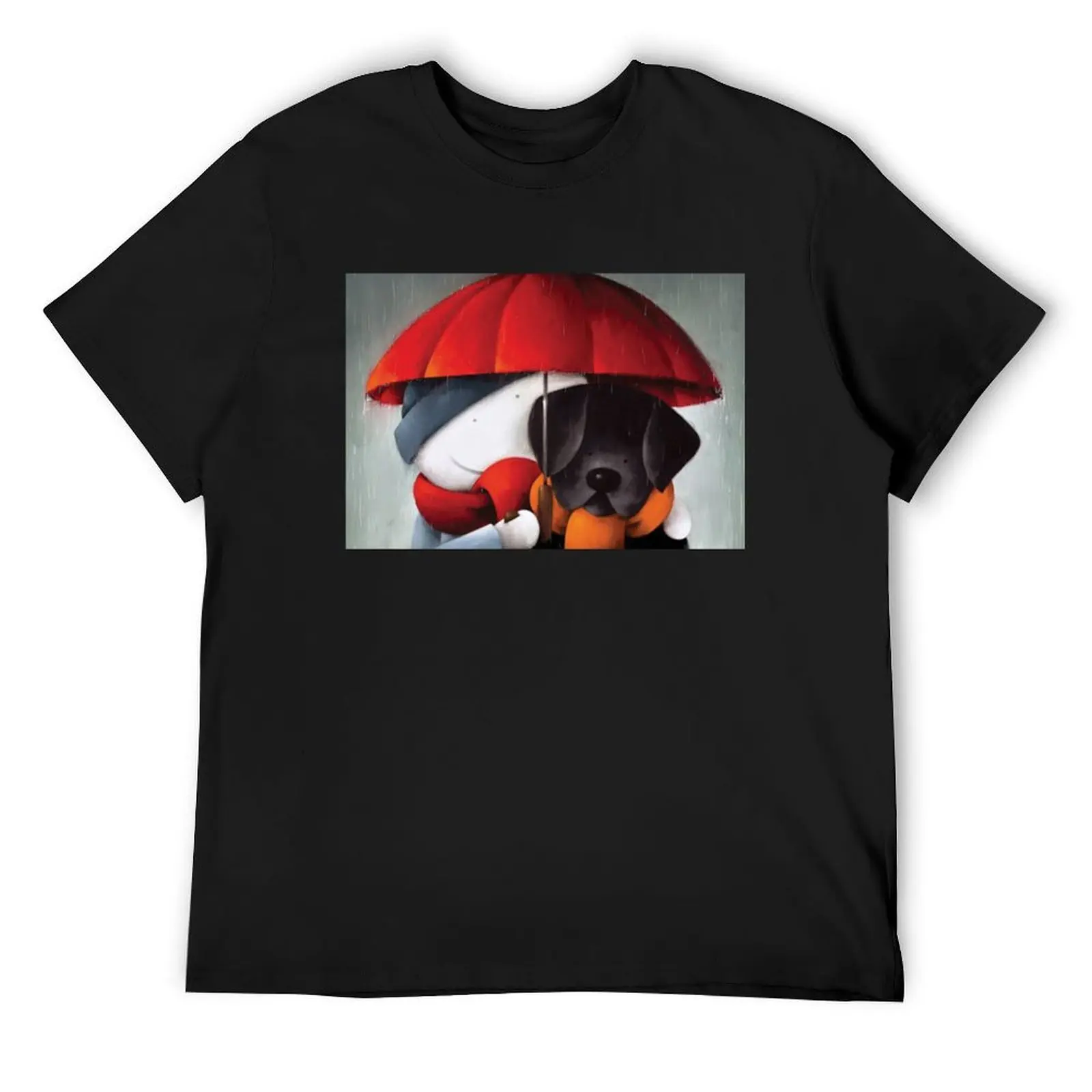 

Dough Hyde Showered With Love T-Shirt summer tops Luxury man cotton graphic tees hippie clothes shirts graphic tee men