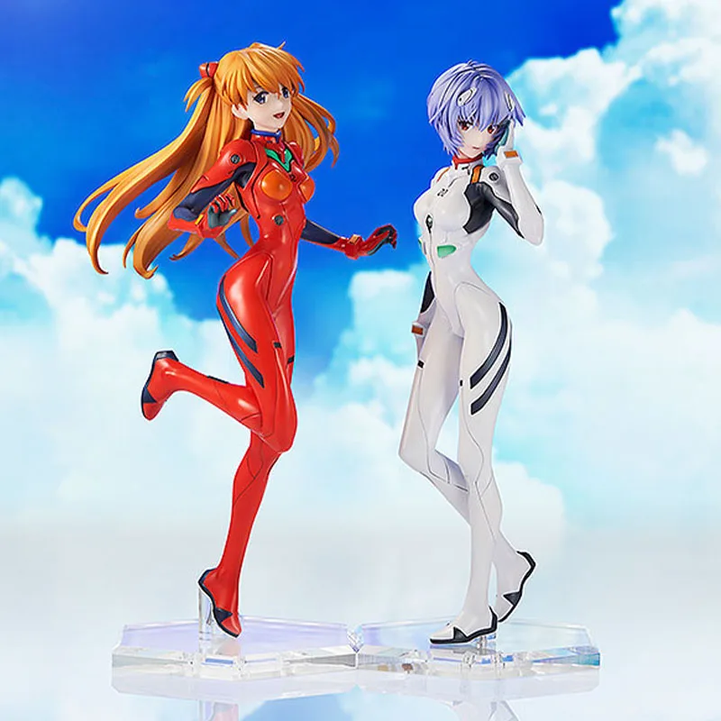 Genuine Original KADOKAWA NEON GENESIS EVANGELION Ayanami Rei Asuka Langley Soryu PVC Anime Figure Model Doll Toy Ornament Gift