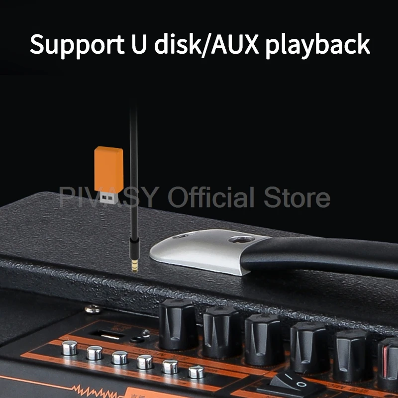 6.5/8-inch High-power Subwoofer Guitar Saxophone Outdoor Performance Singing Convenient Bluetooth Speaker for Street Performance