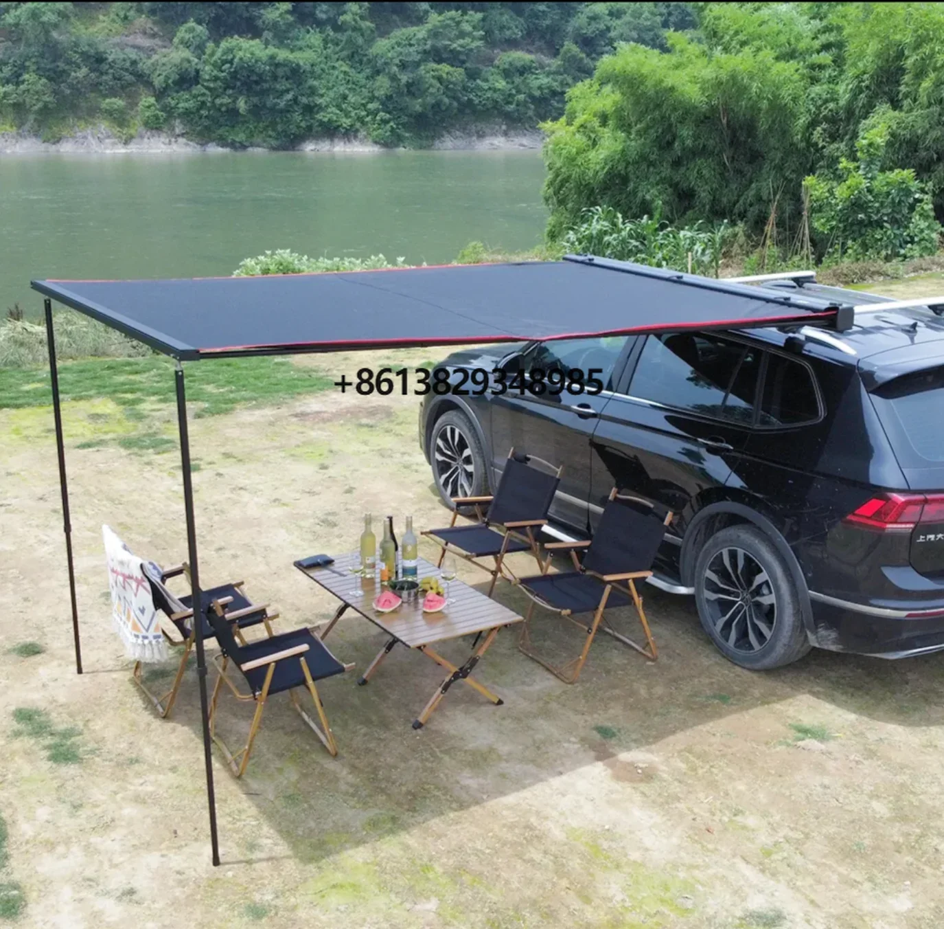 Outdoor Aluminum Case suv roof awning Side awning Car Accessories 4X4 Offroad  270 degree car side awning