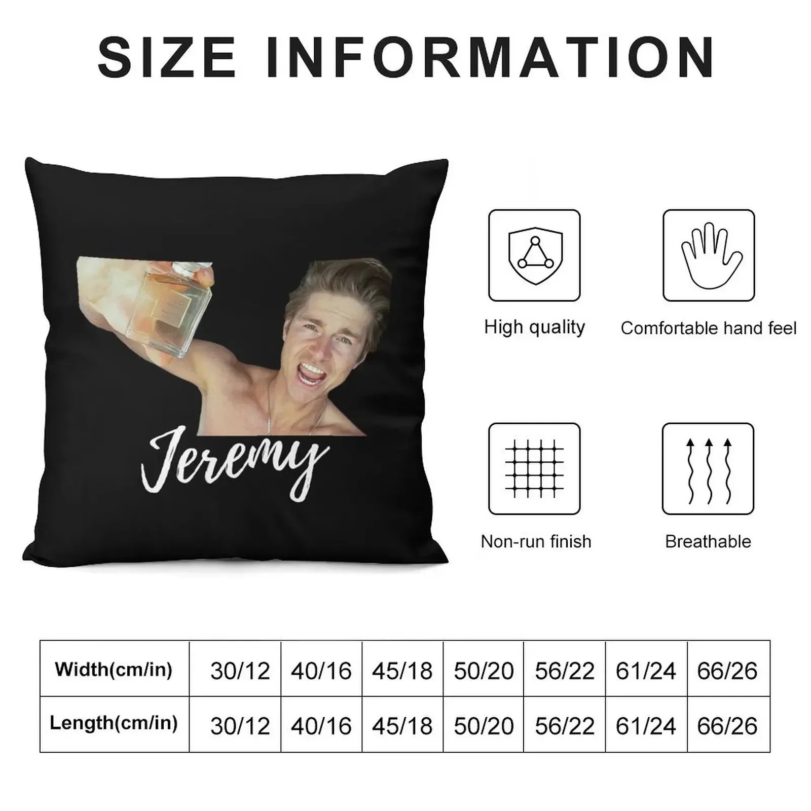 Jeremy Fragrance POWER BABY, JEREMY FRAGRANCE MENTALITY Throw Pillow Cushions Cover Christmas Pillows Cushion Child pillow