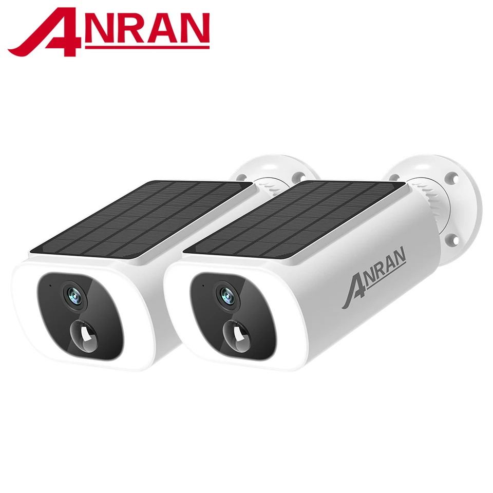 2K Wireless Outdoor Solar Security Camera with Night Vision