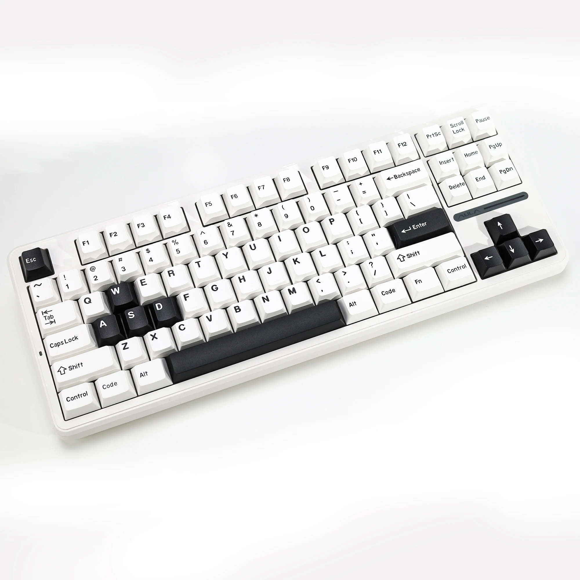 KBDiy Double Shot PBT Keycaps GMK BOW Zestaw 174 Klawiszy Profil Cherry Niestandardowe Białe i Czarne Nakładki na Klawisze do Klawiatury Mechanicznej — zdjęcie produktu 5
